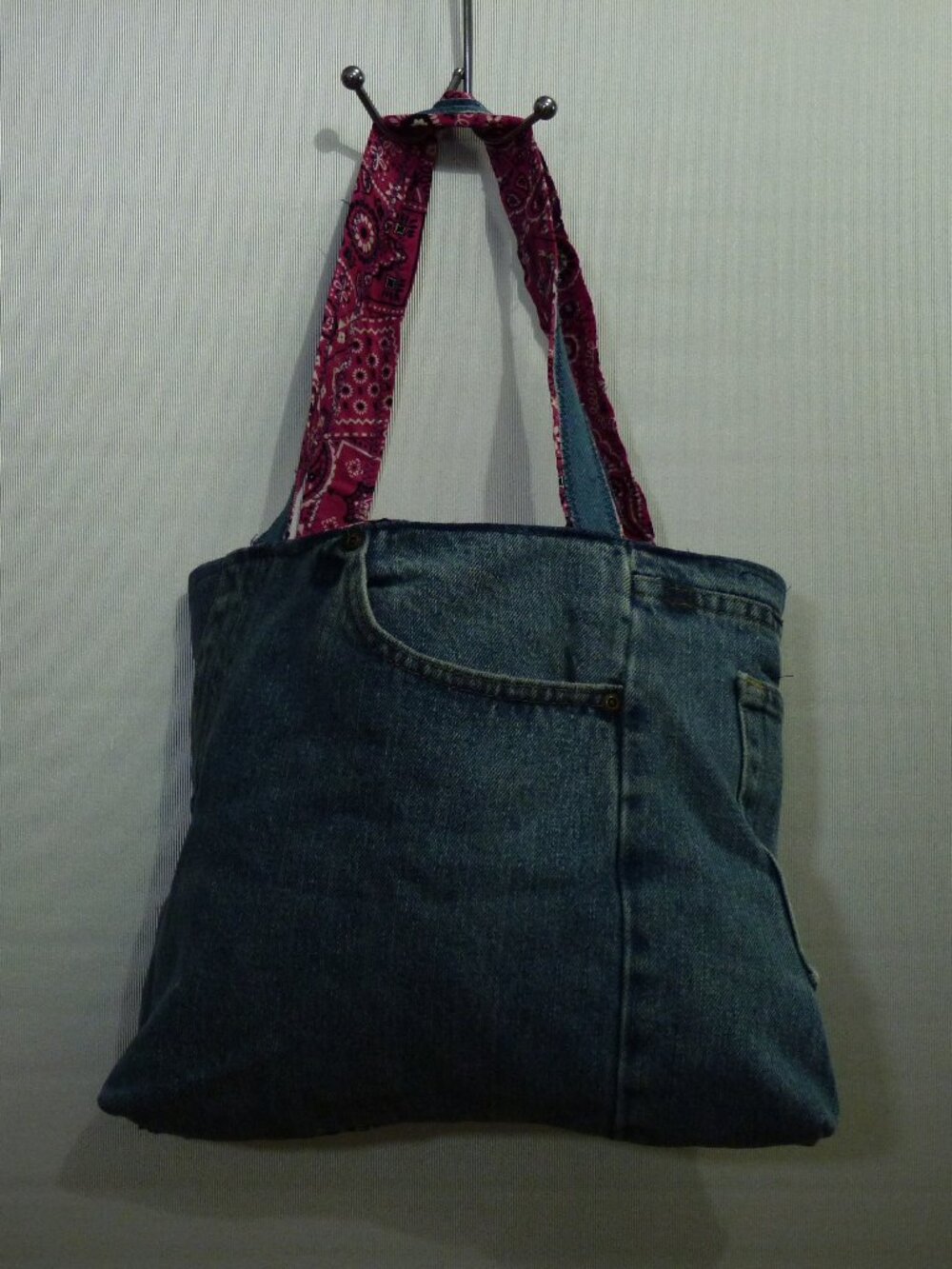 Handmade One of a Kind Denim Handbag